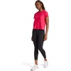 image:imageReebok Womens Tech Short Sleeve Crewneck TShirt Standard Fit Lightweight Stretch Heathered Poly FabricLove Potion Heather