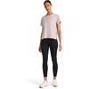 image:imageReebok Womens Tech Short Sleeve Crewneck TShirt Standard Fit Lightweight Stretch Heathered Poly FabricOpal Grey Heather