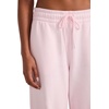 image:imageReebok Womens Tonal Wide Leg Sweatpant Standard Fit 30 Inseam Midweight CottonPoly FabricFrosted Berry