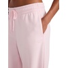 image:imageReebok Womens Tonal Wide Leg Sweatpant Standard Fit 30 Inseam Midweight CottonPoly FabricFrosted Berry