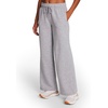 image:imageReebok Womens Tonal Wide Leg Sweatpant Standard Fit 30 Inseam Midweight CottonPoly FabricGrey Heather