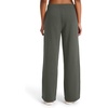 image:imageReebok Womens Tonal Wide Leg Sweatpant Standard Fit 30 Inseam Midweight CottonPoly FabricGrit Green
