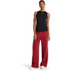 image:imageReebok Womens Tonal Wide Leg Sweatpant Standard Fit 30 Inseam Midweight CottonPoly FabricRetro Red