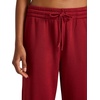 image:imageReebok Womens Tonal Wide Leg Sweatpant Standard Fit 30 Inseam Midweight CottonPoly FabricRetro Red