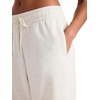 image:imageReebok Womens Tonal Wide Leg Sweatpant Standard Fit 30 Inseam Midweight CottonPoly FabricVector Chalk Heather