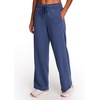 image:imageReebok Womens Tonal Wide Leg Sweatpant Standard Fit 30 Inseam Midweight CottonPoly FabricVector Shadow