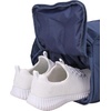 image:imageReebok Womens Tote Bag Lightweight Carry On for Travel Work amp Shopping  DuffelStyle Hybrid Design Full Zipper Closure Elastic Yoga Mat Holder Spacious for Gym Workouts amp CommutesCollete Dusty Indigo
