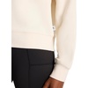 image:imageReebok Womens Vector Mock Neck Sweatshirt Standard Fit Midweight Cottonpoly FabricAlabaster