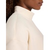 image:imageReebok Womens Vector Mock Neck Sweatshirt Standard Fit Midweight Cottonpoly FabricAlabaster