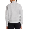 image:imageReebok Womens Vector Mock Neck Sweatshirt Standard Fit Midweight Cottonpoly FabricGrey Heather