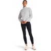 image:imageReebok Womens Vector Mock Neck Sweatshirt Standard Fit Midweight Cottonpoly FabricGrey Heather
