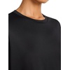 image:imageReebok Womens Weightless Short Sleeve Mesh Crewneck TShirt Standard Fit Stretch Poly FabricBlack