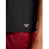 image:imageReebok Womens Weightless Short Sleeve Mesh Crewneck TShirt Standard Fit Stretch Poly FabricBlack