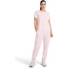 image:imageReebok Womens Weightless Short Sleeve Mesh Crewneck TShirt Standard Fit Stretch Poly FabricFrosted Berry