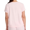 image:imageReebok Womens Weightless Short Sleeve Mesh Crewneck TShirt Standard Fit Stretch Poly FabricFrosted Berry