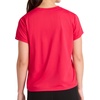 image:imageReebok Womens Weightless Short Sleeve Mesh Crewneck TShirt Standard Fit Stretch Poly FabricLove Potion