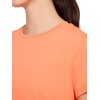 image:imageReebok Womens Weightless Short Sleeve Mesh Crewneck TShirt Standard Fit Stretch Poly FabricPersimmon