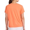 image:imageReebok Womens Weightless Short Sleeve Mesh Crewneck TShirt Standard Fit Stretch Poly FabricPersimmon