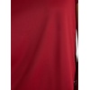 image:imageReebok Womens Weightless Short Sleeve Mesh Crewneck TShirt Standard Fit Stretch Poly FabricRetro Red