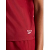 image:imageReebok Womens Weightless Short Sleeve Mesh Crewneck TShirt Standard Fit Stretch Poly FabricRetro Red