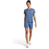 image:imageReebok Womens Weightless Short Sleeve Mesh Crewneck TShirt Standard Fit Stretch Poly FabricVector Shadow