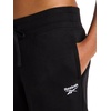 image:imageReebok Womens Wide Leg Sweatpant Standard Fit 30 Inseam Midweight CottonPoly Fleece FabricBlackWhite