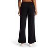 image:imageReebok Womens Wide Leg Sweatpant Standard Fit 30 Inseam Midweight CottonPoly Fleece FabricBlackWhite