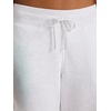 image:imageReebok Womens Wide Leg Sweatpant Standard Fit 30 Inseam Midweight CottonPoly Fleece FabricEgret HeatherBlack