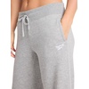 image:imageReebok Womens Wide Leg Sweatpant Standard Fit 30 Inseam Midweight CottonPoly Fleece FabricGrey Heather