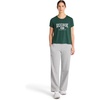 image:imageReebok Womens Wide Leg Sweatpant Standard Fit 30 Inseam Midweight CottonPoly Fleece FabricGrey Heather