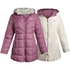 image:imageReebok Womens Winter Jacket  Sherpa Fleece Lined Reversible Insulated Puffer Parka Winter Coats for Women with Faux Fur HoodOrchid Pink