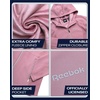 image:imageReebok Womens Woven Softshell Fleece Jacket for Golf Running amp Hiking  Breathable WindResistant Comfort Without Bulk Easy to Layer Daily Versatile for the Gym Casual Outings or Active WeekendsOrchid Pink