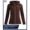 image:imageReebok Womens Woven Softshell Fleece Jacket for Golf Running amp Hiking  Breathable WindResistant Comfort Without Bulk Easy to Layer Daily Versatile for the Gym Casual Outings or Active WeekendsTruffle