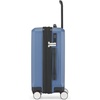 image:imagebugatti Reebok Commitment CarryOn Luggage 100 Polycarbonate Blue  TSA Lock Spinner Wheels Organized Interior Hard Shell Telescoping Handle