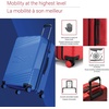image:imagebugatti Reebok Go Collection 20 Inch Hard Shell Spinner Carry On Luggage for Airplanes ABSPC Hardside Suitcase with 360Degree Spinner Wheels Retractable Handle Airline Approved Red