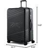 image:imagebugatti Reebok Go Collection 28 Inch Hard Shell Luggage for Airplanes Large ABSPC Hardside Expandable Suitcase with 360Degree Spinner Wheels Retractable Handle Includes Shoe Bag Black
