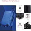 image:imagebugatti Reebok Go Collection 28 Inch Hard Shell Luggage for Airplanes Large ABSPC Hardside Expandable Suitcase with 360Degree Spinner Wheels Retractable Handle Includes Shoe Bag Black