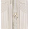 image:imagebugatti Reebok Playmaker CarryOn Luggage Hard Shell Light Beige  Playmaker  Carryon TSA Lock 360 Spinner Wheels Dual Compartment Telescoping HandleLight Beige