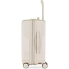 image:imagebugatti Reebok Playmaker CarryOn Luggage Hard Shell Light Beige  Playmaker  Carryon TSA Lock 360 Spinner Wheels Dual Compartment Telescoping HandleLight Beige