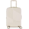 image:imagebugatti Reebok Playmaker CarryOn Luggage Hard Shell Light Beige  Playmaker  Carryon TSA Lock 360 Spinner Wheels Dual Compartment Telescoping HandleLight Beige