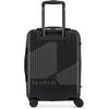 image:imagebugatti Reebok Playmaker CarryOn Luggage Hard Shell Light Beige  Playmaker  Carryon TSA Lock 360 Spinner Wheels Dual Compartment Telescoping HandleMaroon