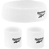 image:image3pc Unisex Athletic Sweatband Set  225in Workout Headband amp 325in Wristbands wStay Dry Technology Terry Cloth Band MoistureWicking Fabric  Quality Fitness Accessories for Active ComfortReebokWhite