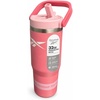 image:imageReebok 32 oz Insulated Steel Tumbler with Handle amp Straw Lid Blue  Leakproof Cupholder Friendly Keeps Cold 24 Hours BPA FreePink