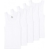 image:imageReebok Mens Tank Top  3 Pack5 Pack Super Soft Cotton Blend Ribbed Sleeveless Undershirts amp Muscle Tees for MenWhite 5pk
