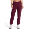 image:imageReebok Womens CinchBottom Sweatpant Standard Fit Midweight CottonPoly FabricBlack Cherry  Internal Drawstring