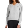 image:imageReebok Womens Collegiate Vneck Sweatshirt Standard Fit Midweight Cottonpoly FabricGrey Heather