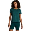 image:imageReebok Womens Flow Tshirt and 6 Short Set Slim Fit Moisture WickingMetal Green