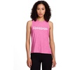 image:imageReebok Womens Glow Sleeveless Cropped Tank TopRaspberry Rose Heather