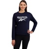 image:imageReebok Womens Graphic Crewneck SweatshirtDark Sapphire