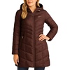 image:imageReebok Womens Long Puffer Parka Quilted Midweight Winter Jacket for Women  Full Coverage Silhouette for Daily ColdWeather Wear Flattering Fit Through Every Shape Transitions Into WinterDark Brown